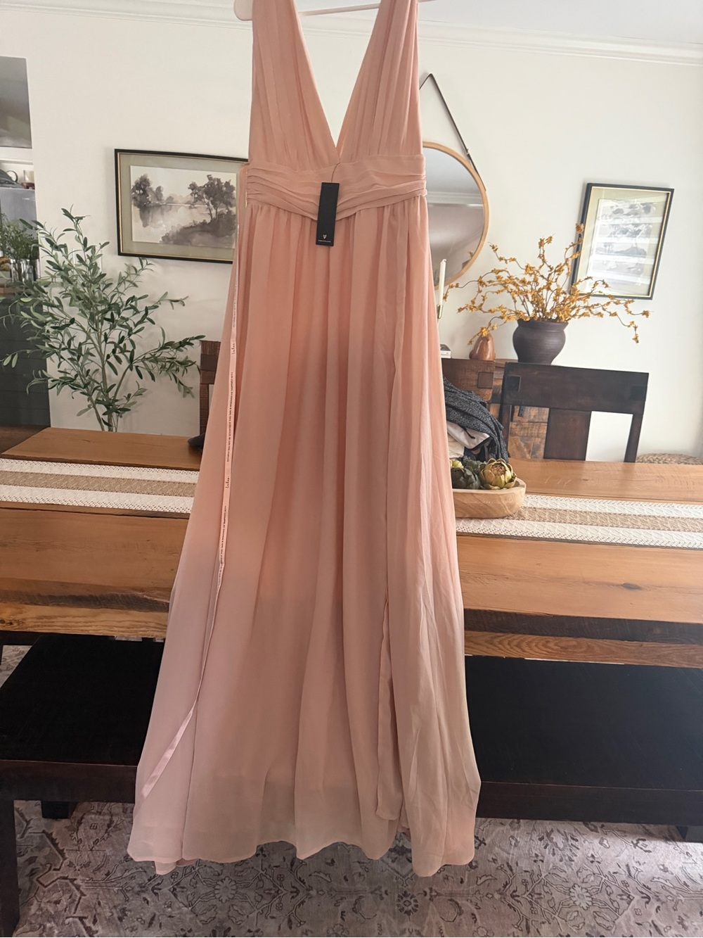 Blush pink LuLus dress